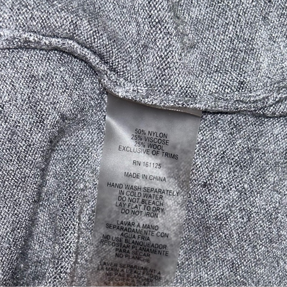 Sparkly gray sweater wool blend - Picture 9 of 9